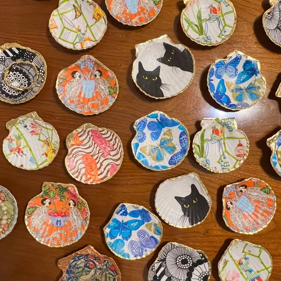 Home Decorative Leopard Trinket Jewelry / Ring Dish - handmade gift - Picture 3 of 3